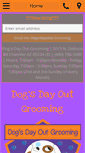 Mobile Screenshot of dogsdayoutgrooming.com